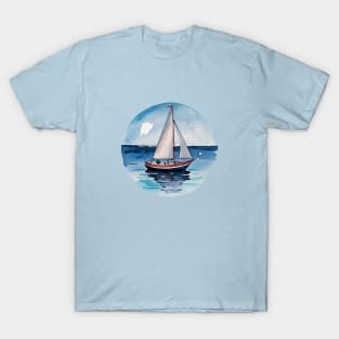 Sailboat Serenity T-Shirt